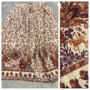 Floral Print Women's Skirt